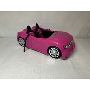 BARBIE Dream Car Hot Pink Convertible Pink Car